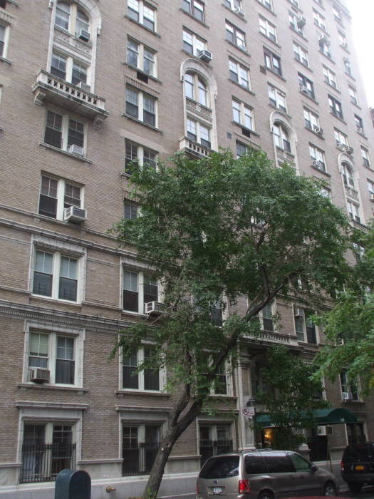 Liz Lemon's apartment building on West 88th Street at 160 Riverside Drive on the Upper West Side in Manhattan.
