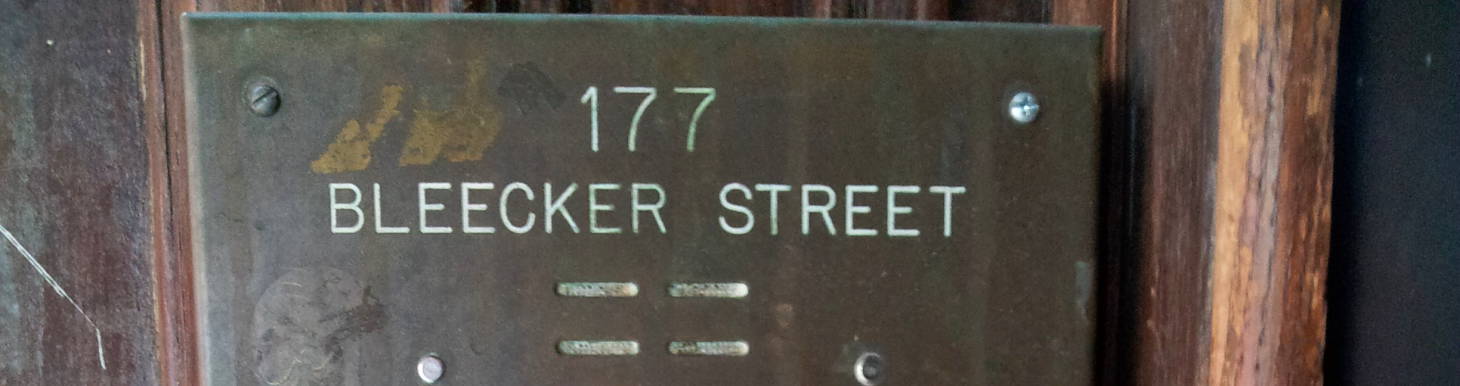 Townhouse of Doctor Strange at 177A Bleecker Street in Manhattan, New York.