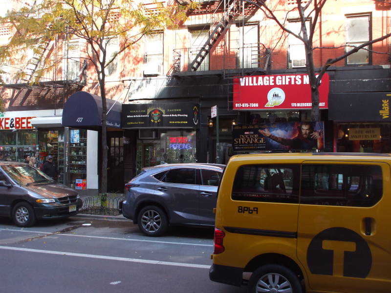 Dr Strange's apartment in Greenwich Village, Manhattan, New York.