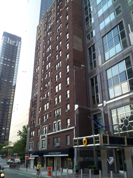 John Keller's apartment building at 865 First Avenue between 48th and 49th Street in New York.