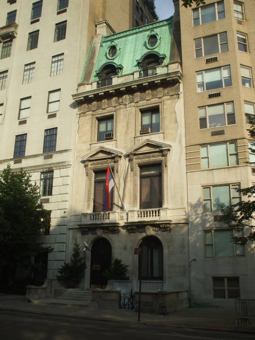 Latverian Consulate on Fifth Avenue between East 66th and 67th Streets.
