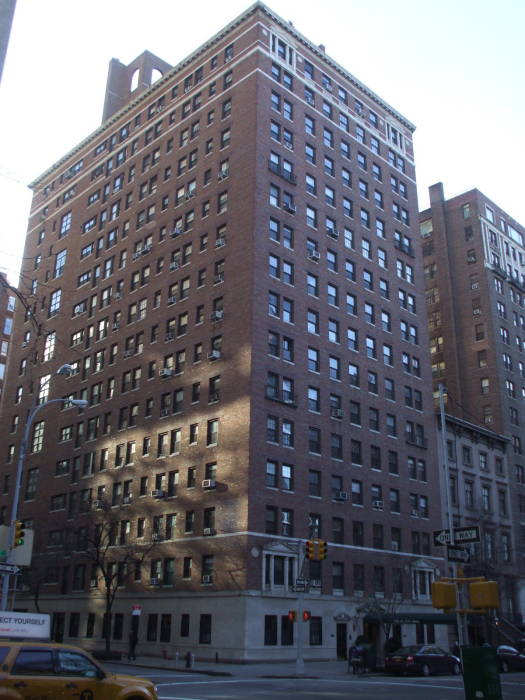 Paul and Jamie Buchman's apartment at 51 Fifth Avenue, a few blocks north of Washington Square Park.