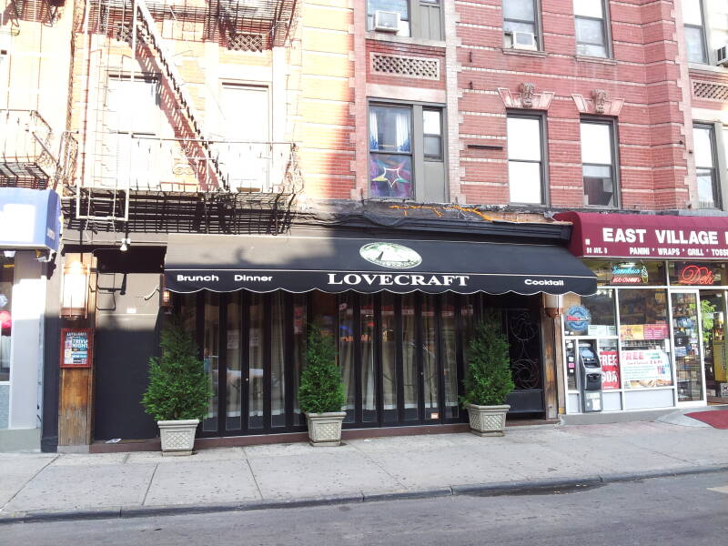 Lovecraft Bar on the Lower East Side of Manhattan, 50 Avenue B.