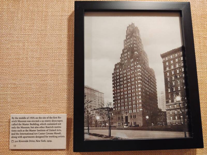 'The Master', a residential hotel on Riverside Drive at 103rd street, incorporating a museum and art center.