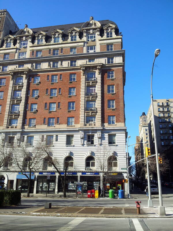 Hotel Marseille at 230 West 103rd Street and Broadway.