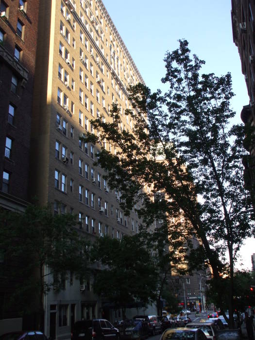 Hunter S Thompson residence on the Upper West Side in New York.