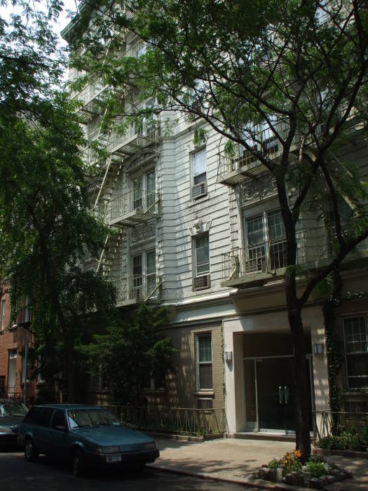 Hunter S Thompson residence in Greenwich Village, in New York.