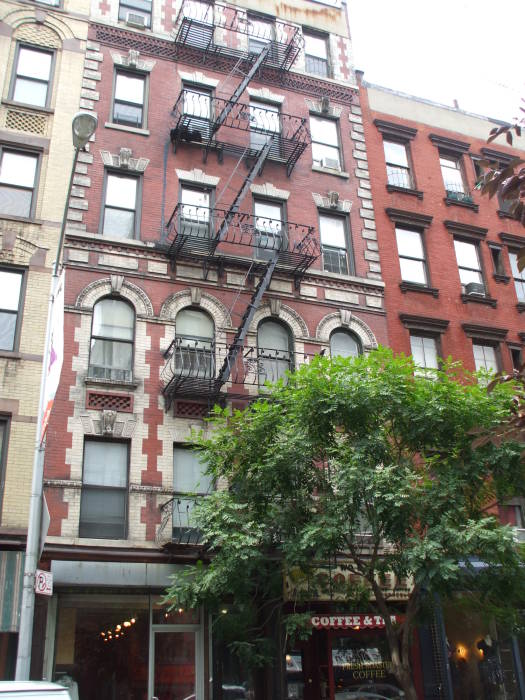 Hunter S Thompson residence in Soho, in New York.