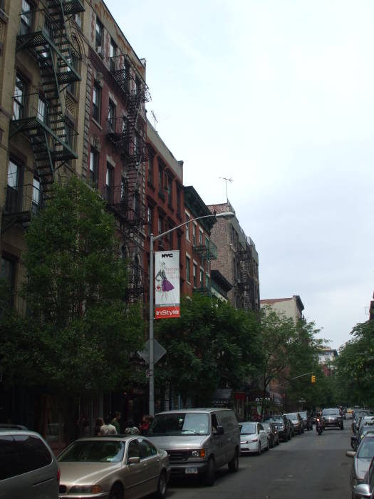 Hunter S Thompson residence in Soho, in New York.