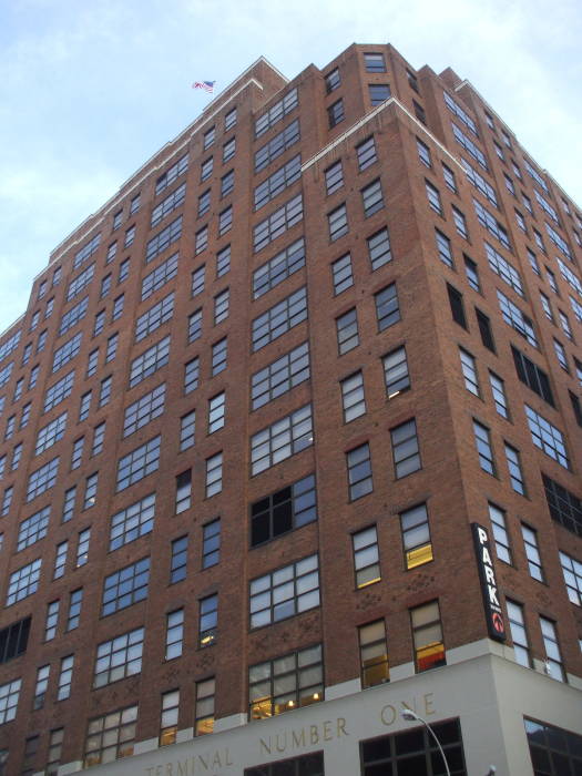 Upper levels of 111 Eighth Avenue contain networking facilities.