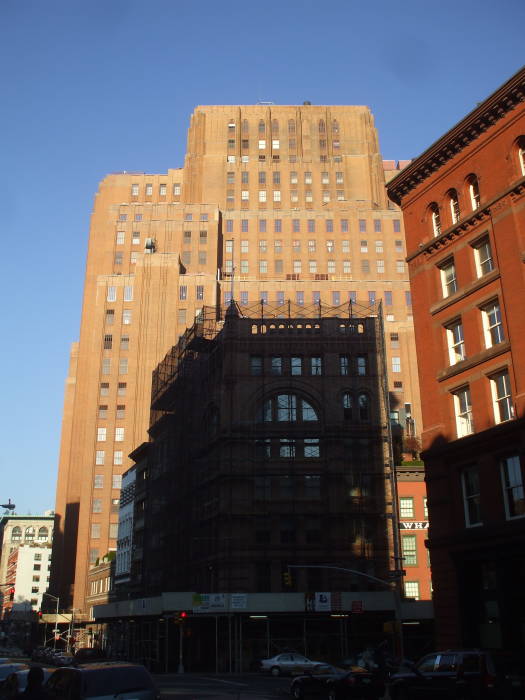 The Western Union building at 60 Hudson Street in Tribeca contains tanks storing about 80,000 gallons of diesel fuel.