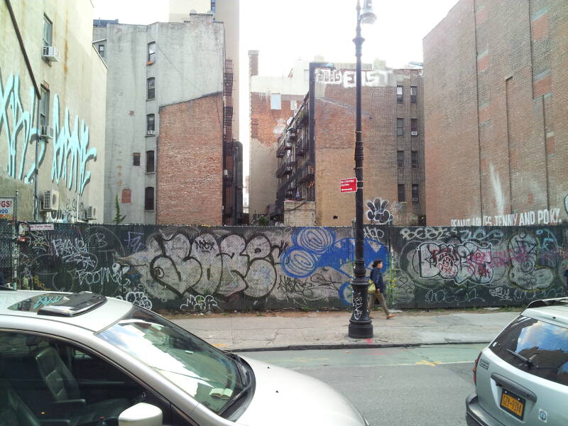 Remains of First Roumanian-American Congregation synagogue on the Lower East Side.