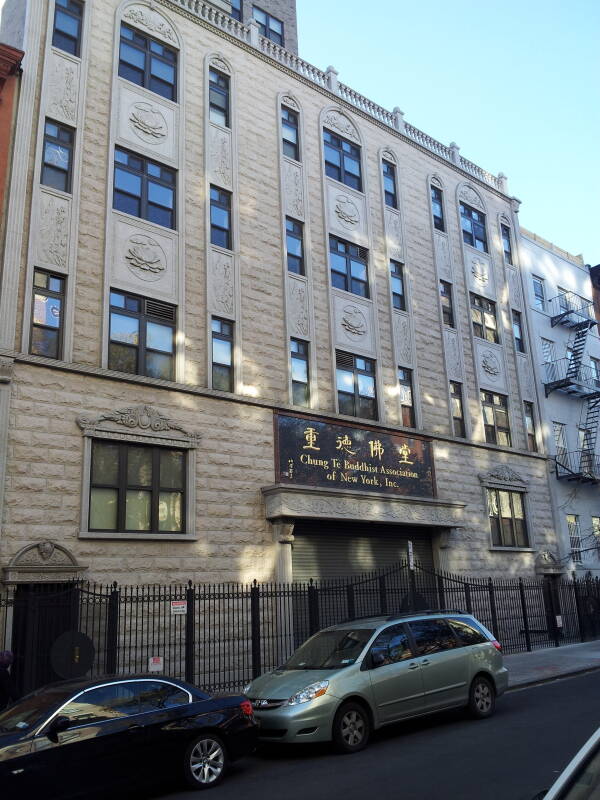 Chung Te Buddhist Association at 152 Henry Street on the Lower East Side.