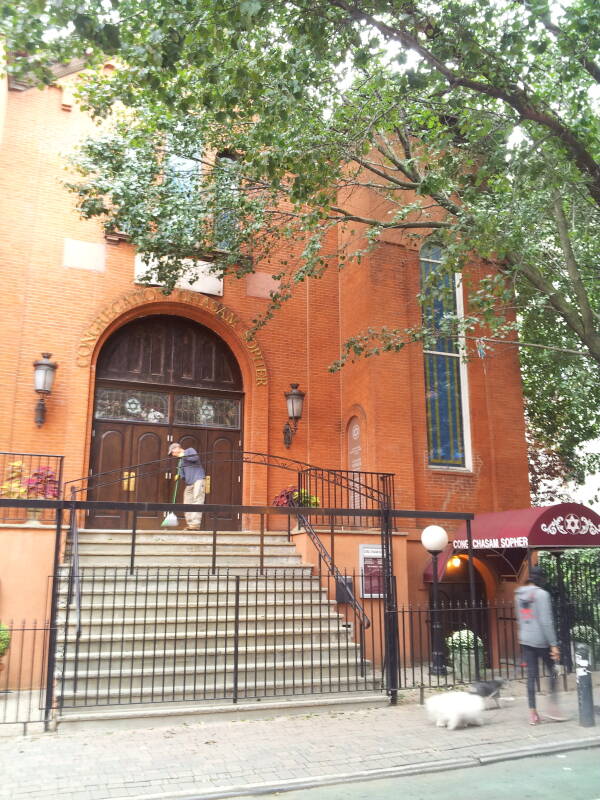Chasem Sopher Synagogue at #10 Clinton Street on the Lower East Side.