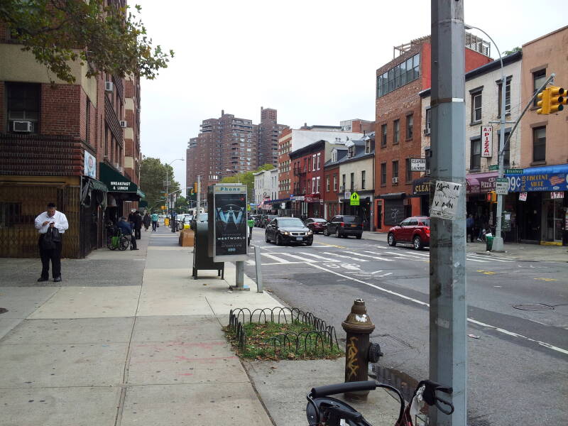 East Broadway on the Lower East Side.