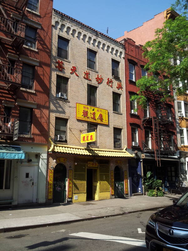 Eastern U.S. Daoist Association on Spring Street on the Lower East Side.