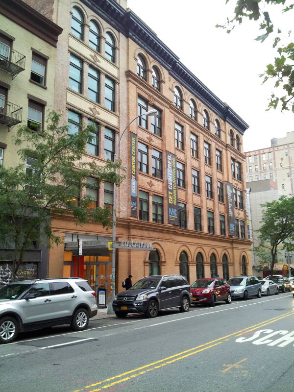 The Educational Alliance on East Broadway on the Lower East Side.