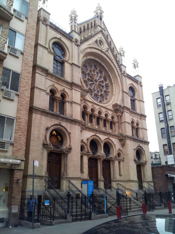 Eldridge Street Synagogue on the Lower East Side.