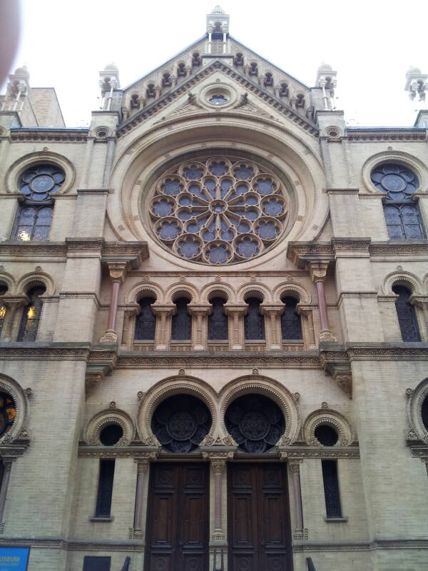 Eldridge Street Synagogue on the Lower East Side.