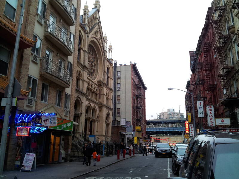 Eldridge Street Synagogue on the Lower East Side.