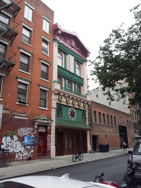 Kletzker Brotherly Aid Association on Ludlow Street on the Lower East Side.