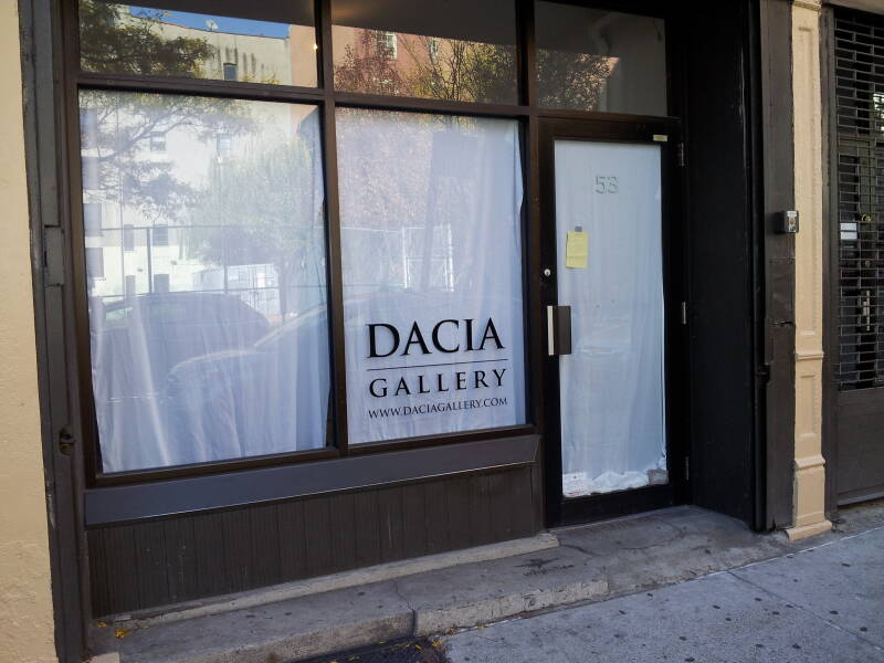 Dacian art gallery on Stanton Street.