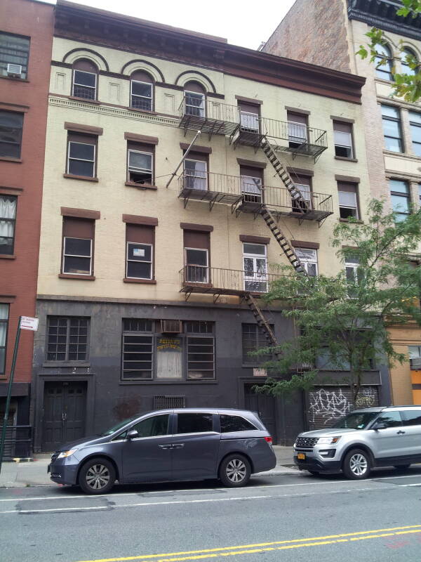 Shtiebel Row on East Broadway on the Lower East Side.