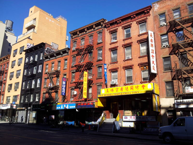 True Buddha Temple on Canal Street on the Lower East Side.