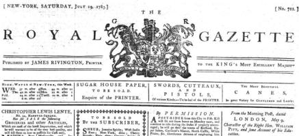 James Rivington's Royal Gazette.