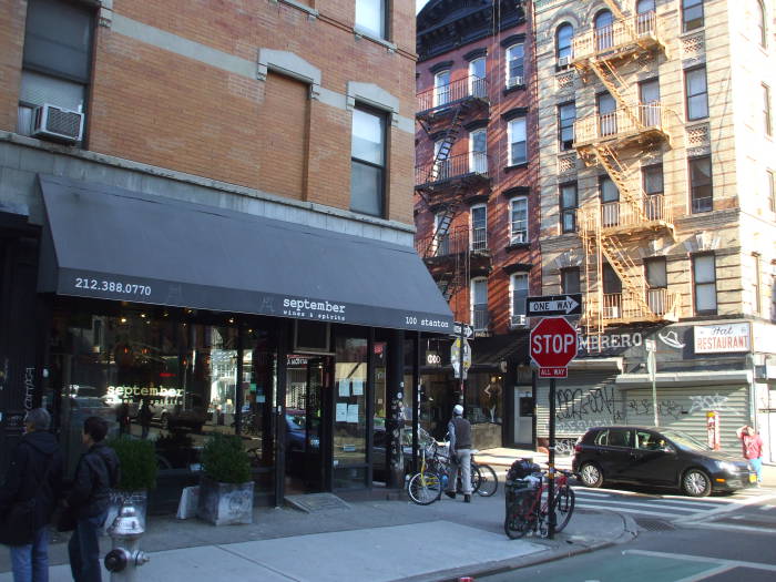 On Stanton Street approaching Ludlow Street.