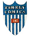 Timely Comics logo.