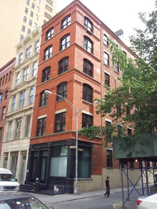 #77 White Street, site of the Mudd Club.