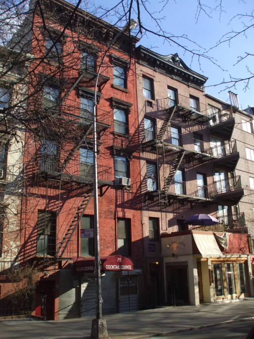 #77 St Marks Place in New York, where Leon Trotsky worked at Novy Mir.
