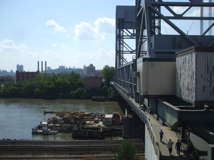 Broadway Bridge from the Bronx to the northern tip of Manhattan.