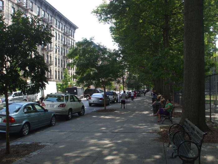 Jackie Robinson Park (formerly the Colonial Park) in upper Harlem on Bradhurst Avenue at 153rd Street.