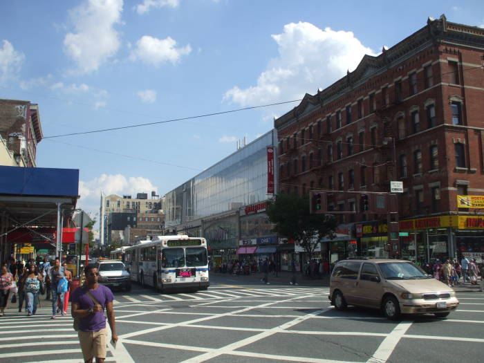 125th Street in Harlem at Frederick Douglass Boulevard.