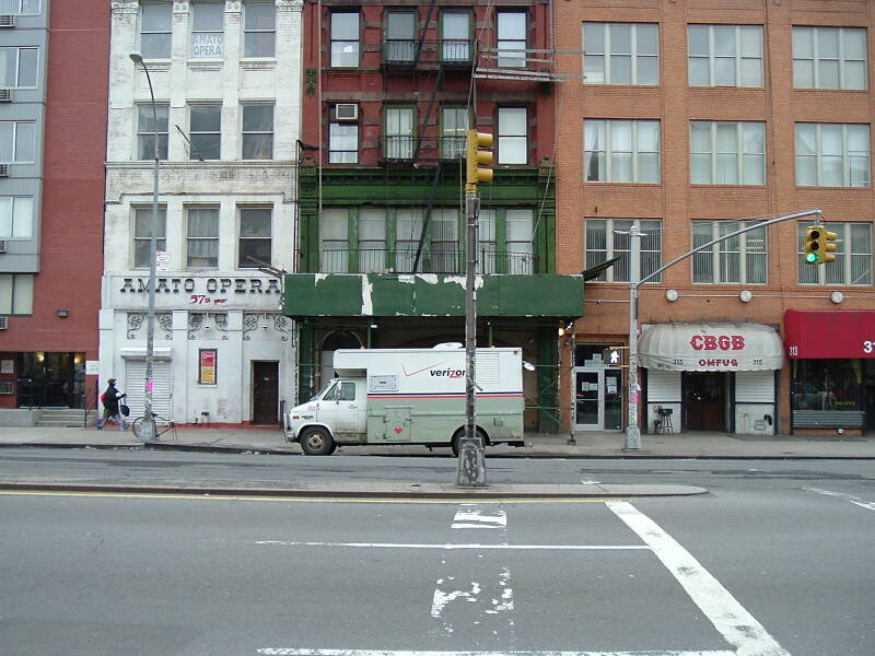 CBGB was still there in March 2005, but it would soon be evicted.