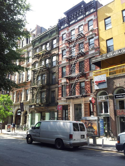 #8 St. Marks Place, site of the New York Cooking School, La Triniria Italian Restaurant, and the prelude to the first known Mafia hit in Manhattan.