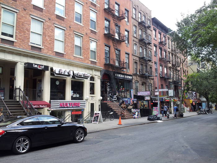 St. Marks Place, 3rd Avenue to 2nd Avenue, North Side