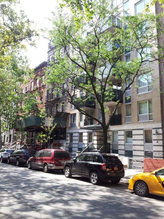 South side of St. Marks Place between 2nd Avenue and 1st Avenue in the East Village.
