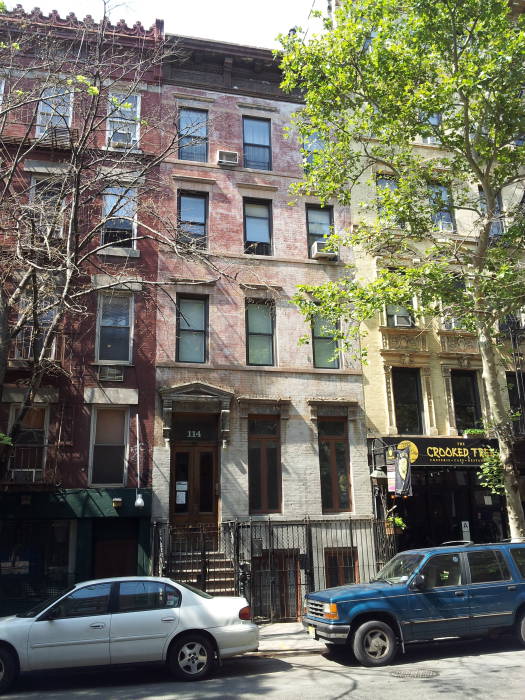 South side of St. Marks Place between First Avenue and Avenue A in the East Village.