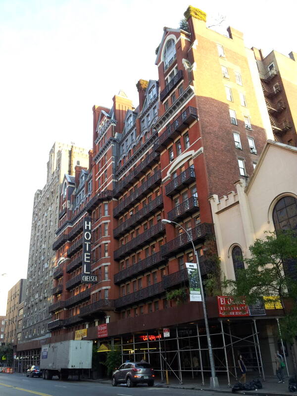 Chelsea Hotel in New York.