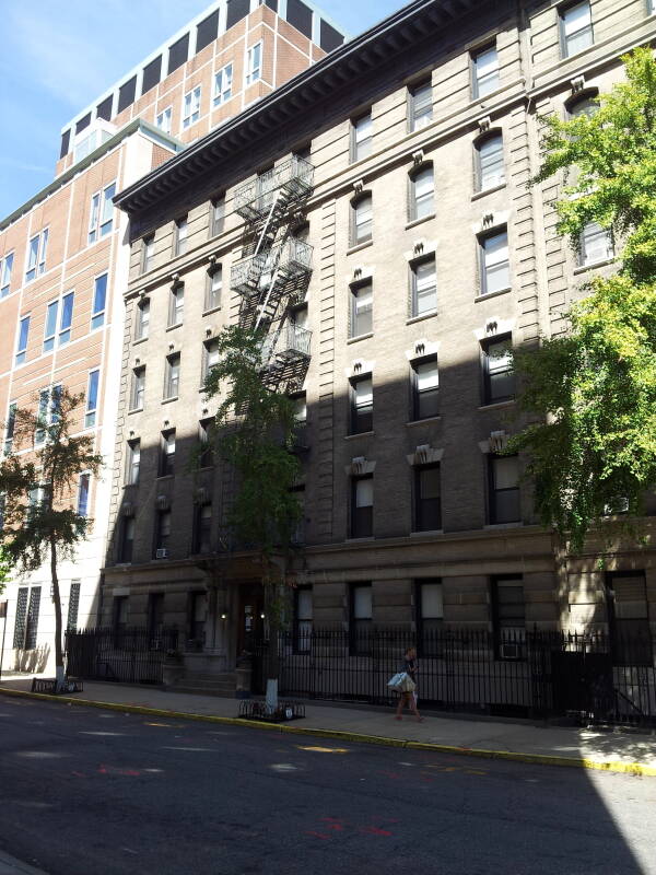William S. Burroughs' apartment building at 419 West 115th Street on the Upper West Side.