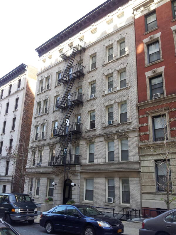 William S. Burroughs' apartment building at 421 West 118th Street on the Upper West Side.