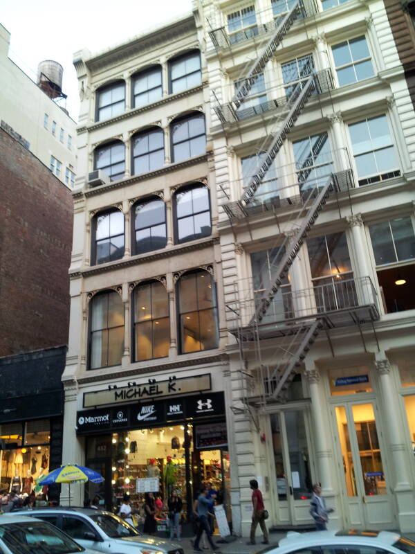 William S. Burroughs' home at 425 Broadway in Tribeca.