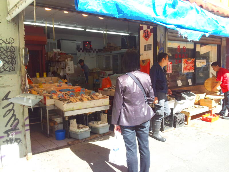 Henry Street in Chinatown and the Lower East Side.