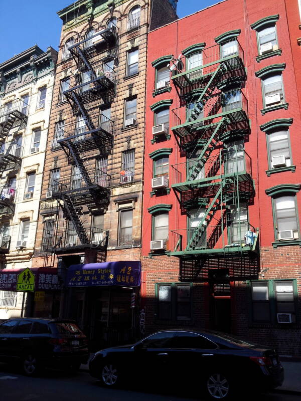 Henry Street in Chinatown and the Lower East Side.