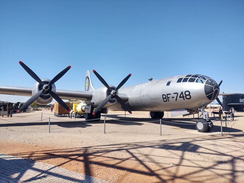 B-29 at the National Museum of Nuclear Science & History.