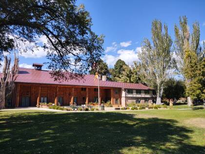 Fuller Lodge at Los Alamos Ranch School.