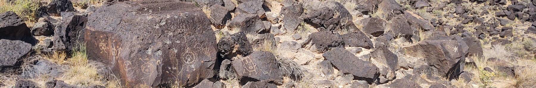 Petroglyphs near Albuquerque, New Mexico.